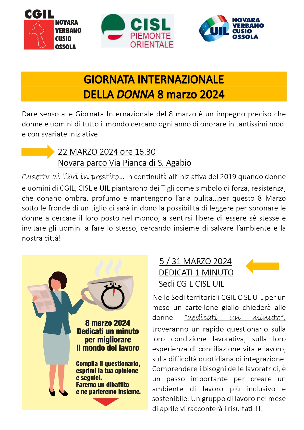 INIZIATIVE CGIL CISL UIL 8 MARZO 24 page 0001