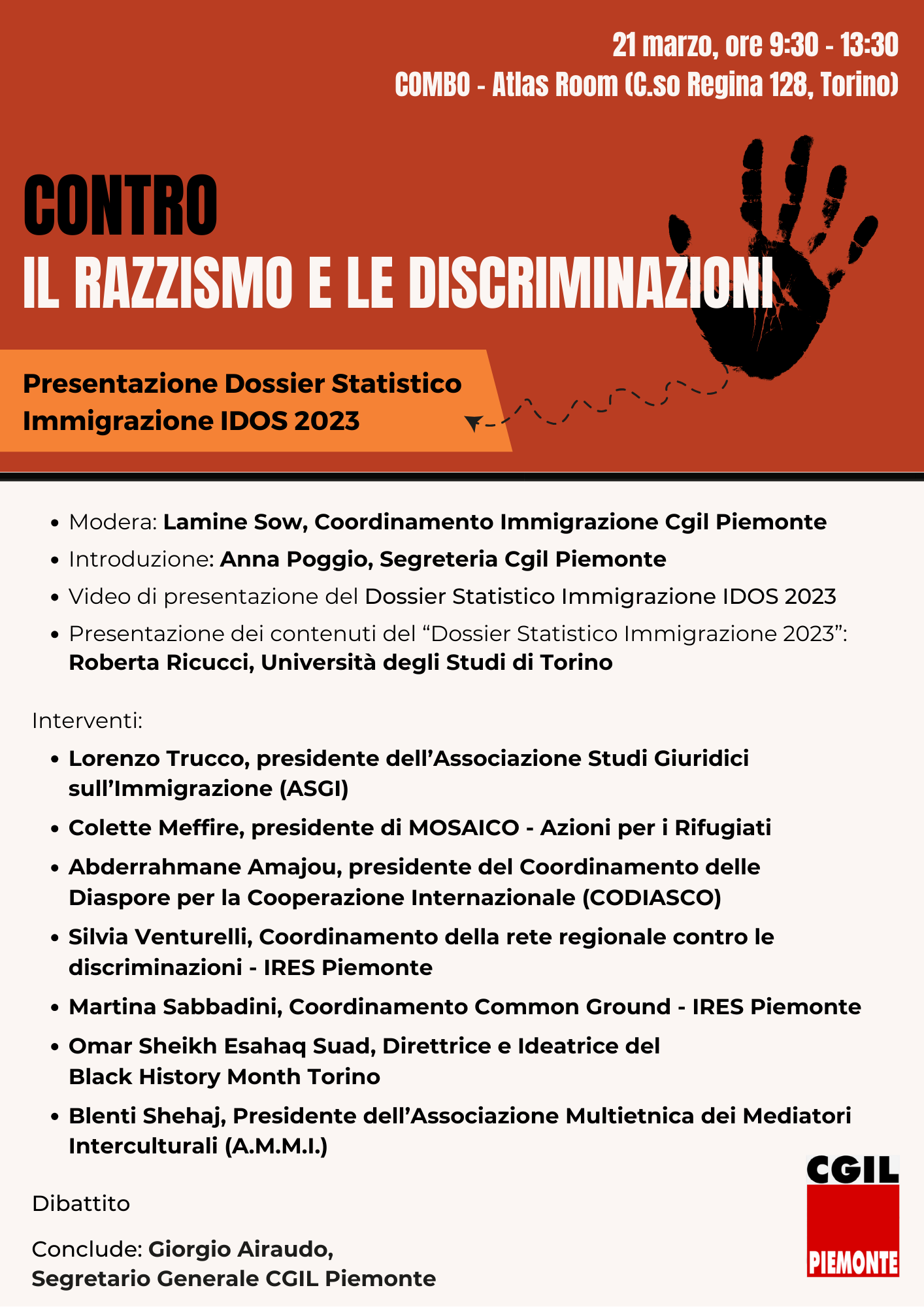 Locandina 21 marzo 2024 Dossier Statistico Immigrazione