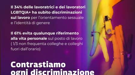 I diritti LGBTQIA+ anche nei luoghi di lavoro  Nella Giornata mondiale per il contrasto all’omolesbobitransfobia va ribadito che il torto subito da un lavoratore o da una lavoratrice è un torto subito da tutti