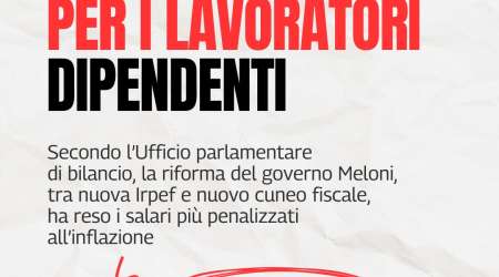 Sempre più tasse per i lavoratori dipendenti: il