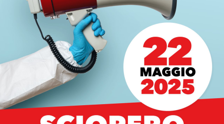 Giovedì 22 maggio, sanità privata e RSA in sciopero! Rinnovi ARIS e AIOP fermi da 7 e 13 anni, dalla Regione nessuna risposta