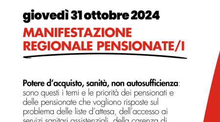 Il potere d'acquisto logora chi non ce l'ha: 31/10 pensionate/i in piazza, appuntamento ore 10:00 sotto al grattacielo Regione Piemonte