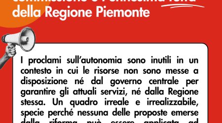 &nbsp;&ldquo;Autonomia squattrinata&rdquo;: l&rsquo;approvazione della settima commissione &egrave; l&rsquo;ennesima fuffa della Regione Piemonte