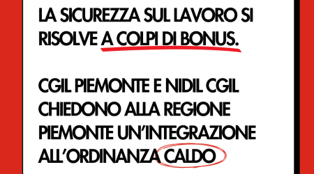 Per Glovo e Deliveroo la sicurezza sul lavoro si risolve a colpi di bonus. La regione inserisca i riders nell'ordinanza anti-caldo