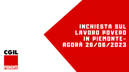 Inchiesta sul lavoro povero in Piemonte - Agorà 26/06/2023