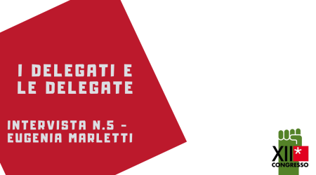 Le delegate delle categorie: Eugenia Marletti, FIOM