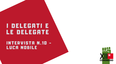 I delegati delle categorie: Luca Nobile, FISAC